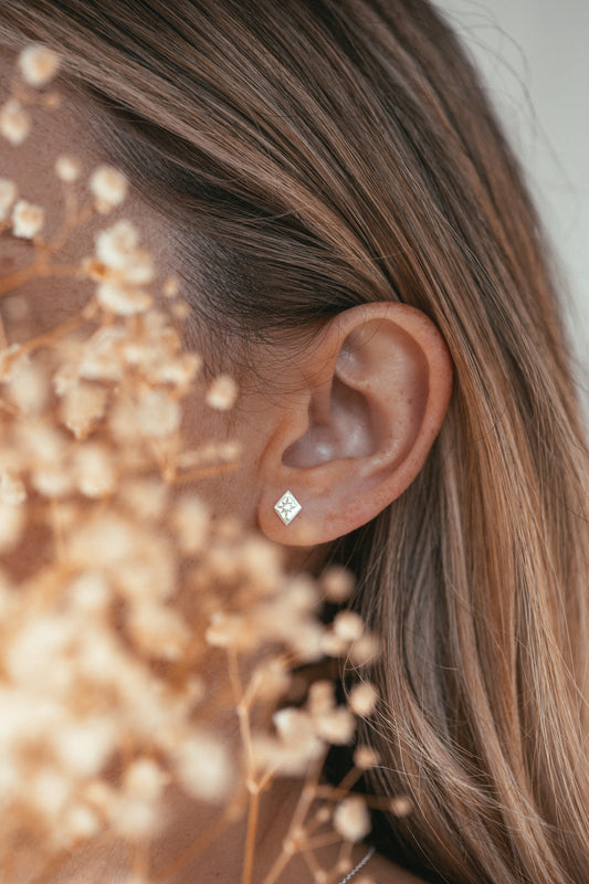 Moon and Star Studs